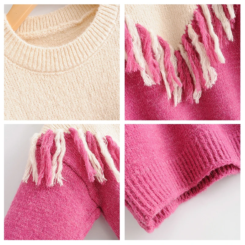 New 2020 fashion fringe collar embellished women's sweater pullover loose sweet lady sweater student shirt lady sweater
New 2020 fashion fringe collar embellished women's sweater pullover loose sweet lady sweater student shirt lady sweater