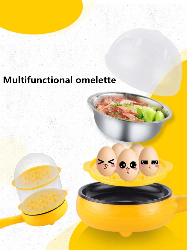 Multifunctional egg steamer, small frying pan, non-stick mini breakfast machine
Multifunctional egg steamer, small frying pan, non-stick mini breakfast machine