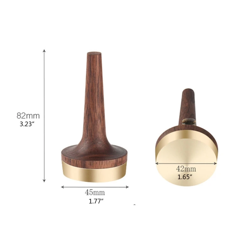 High Quality Wooden Ring Holder Black Walnut Wood Ring Display Brass Stand Engagement Ring Jewelry Modern Display Holder
High Quality Wooden Ring Holder Black Walnut Wood Ring Display Brass Stand Engagement Ring Jewelry Modern Display Holder