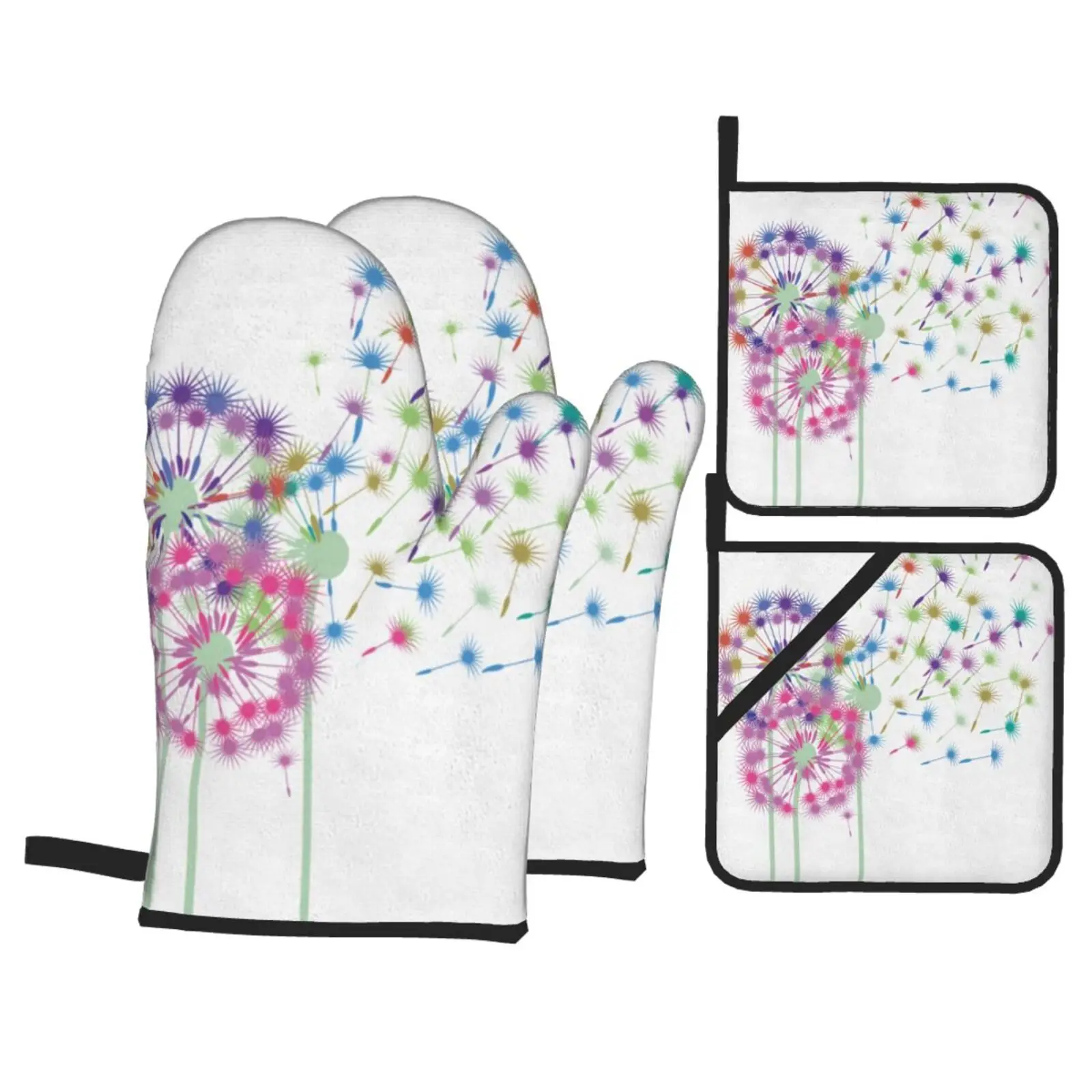 4-piece Set Kitchen Gloves for Oven Gloves Heat Resistant Original Oven Mitt Glove Kitchen Gadget Sets Hand Mitts Potholders Bar
4-piece Set Kitchen Gloves for Oven Gloves Heat Resistant Original Oven Mitt Glove Kitchen Gadget Sets Hand Mitts Potholders Bar