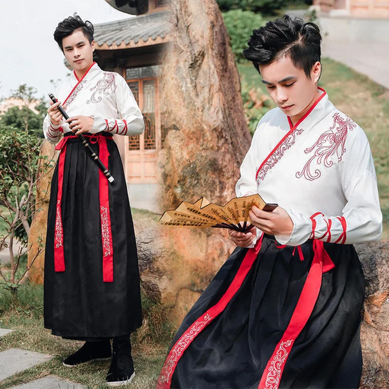 Female masculine men ancient Chinese dress hanfu dress festival folk performance dance dress embroidery traditional faerie
Female masculine men ancient Chinese dress hanfu dress festival folk performance dance dress embroidery traditional faerie