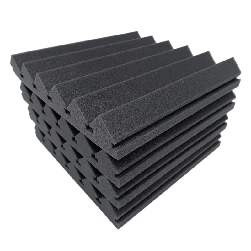 12Pack Acoustic Panels Studio Foam Sound Absorbing Panel 12X12X2Inch Sound Reduction Panels Soundproof Foam Wall Tiles
12Pack Acoustic Panels Studio Foam Sound Absorbing Panel 12X12X2Inch Sound Reduction Panels Soundproof Foam Wall Tiles