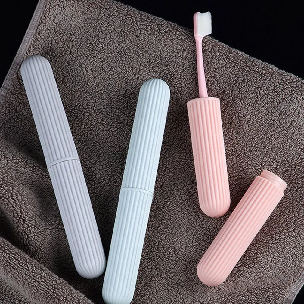 Toothbrush Tube Cover Case Compact Size Plastic Toothbrush Holder Case Box Bathroom Accessories Travel Accessories
Toothbrush Tube Cover Case Compact Size Plastic Toothbrush Holder Case Box Bathroom Accessories Travel Accessories
