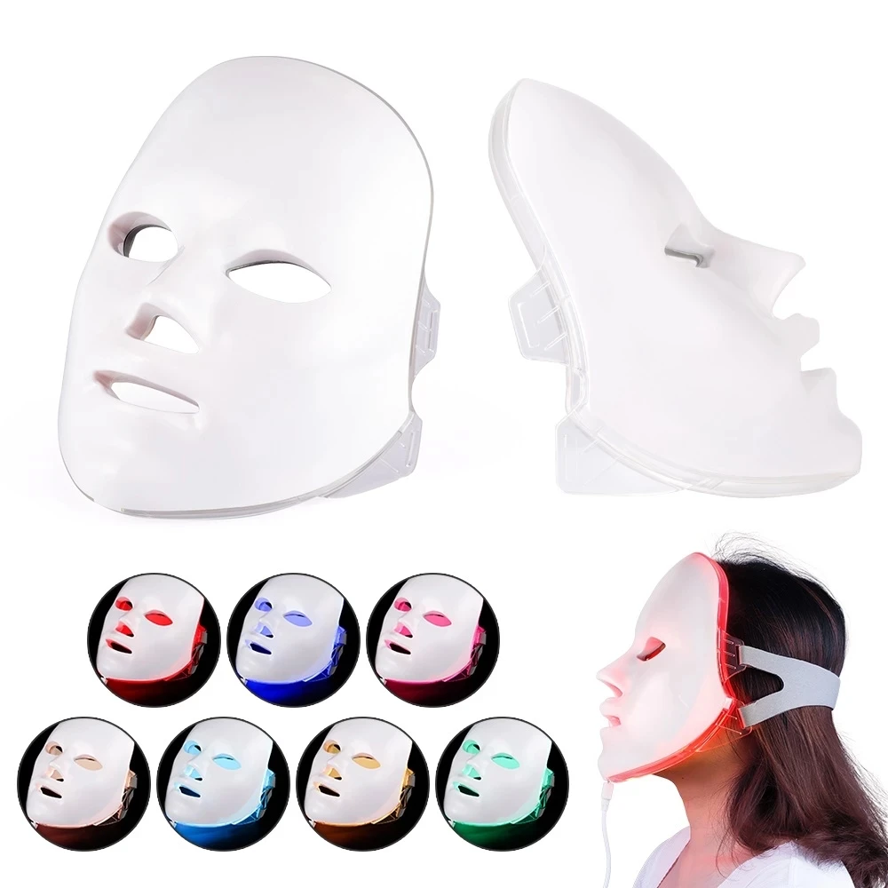 Face Beauty Photon LED Facial Mask Therapy 7 Colors Light Skin Care Rejuvenation Wrinkle Acne Removal korean Face Led Mask
Face Beauty Photon LED Facial Mask Therapy 7 Colors Light Skin Care Rejuvenation Wrinkle Acne Removal korean Face Led Mask