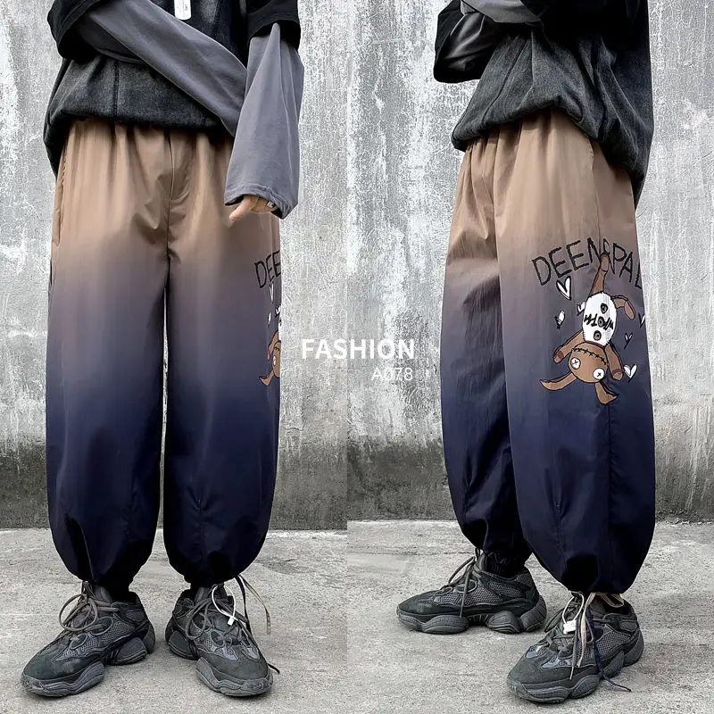 2020 Autumn New Man's Dark Yamamoto Wide-leg Bound Feet Pants Printing Youth Fashion Loose Casual Pants M-5XL
2020 Autumn New Man's Dark Yamamoto Wide-leg Bound Feet Pants Printing Youth Fashion Loose Casual Pants M-5XL