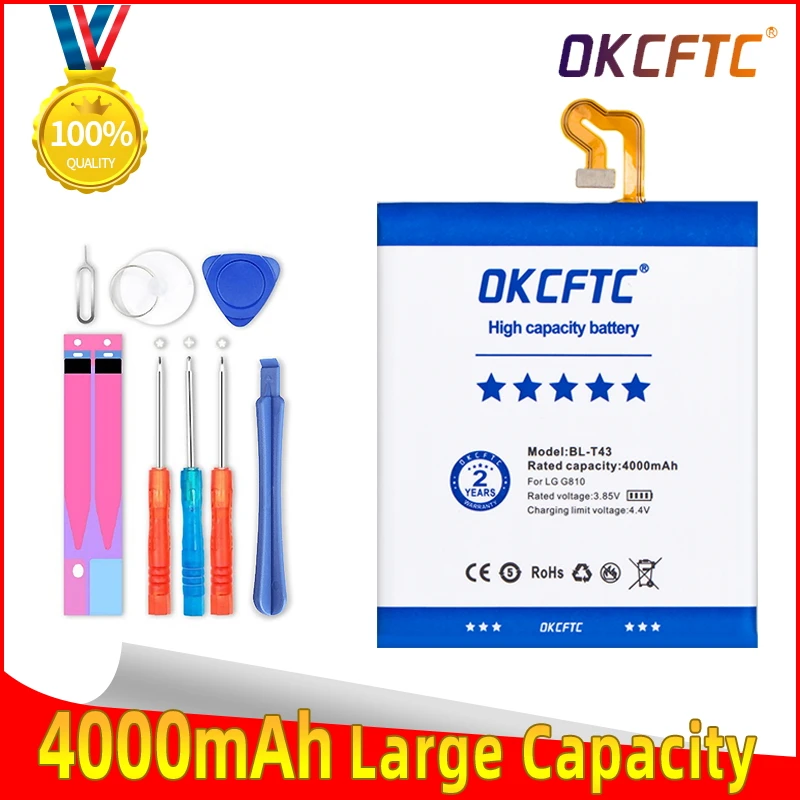 Топ бренд 100% НОВЫЙ 4000 мАч BL-T43 Аккумулятор для LG G810, G8S ThinQ, G8S ThinQ Global, LMG810EA, LMG810EAW, стандартные батареи
Топ бренд 100% НОВЫЙ 4000 мАч BL-T43 Аккумулятор для LG G810, G8S ThinQ, G8S ThinQ Global, LMG810EA, LMG810EAW, стандартные батареи