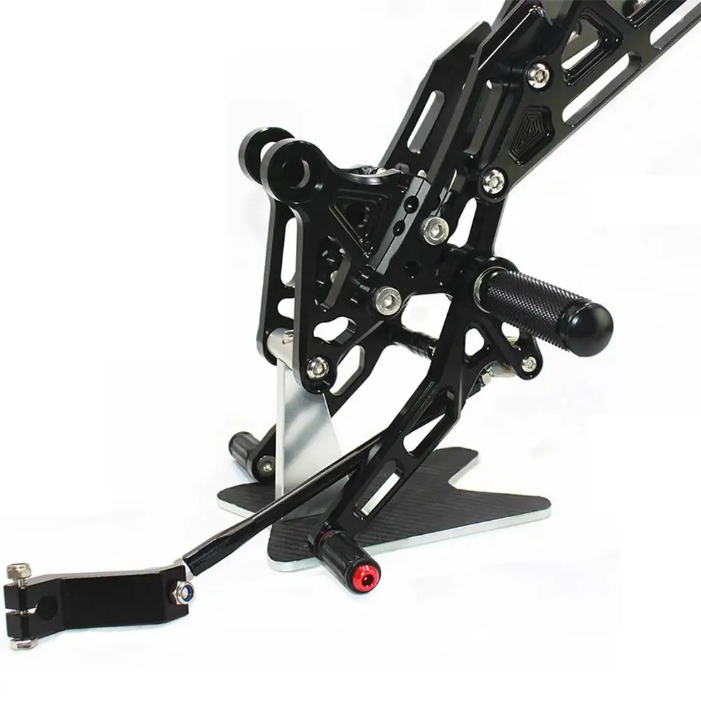 Fit For Honda GROM MSX125 2013-2019 CNC Adjustable Footrest Foot Peg Pedal Mount Bracket Sets Footpeg Rider Rear Rearset 
Fit For Honda GROM MSX125 2013-2019 CNC Adjustable Footrest Foot Peg Pedal Mount Bracket Sets Footpeg Rider Rear Rearset