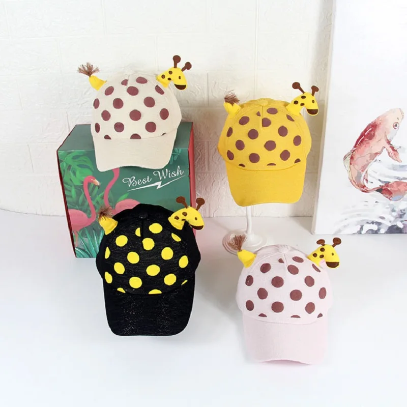 Adjustable Children's caps men women cartoon giraffe sun hats spring autumn sun hats tide cute super cute baby baseball caps 
Adjustable Children's caps men women cartoon giraffe sun hats spring autumn sun hats tide cute super cute baby baseball caps