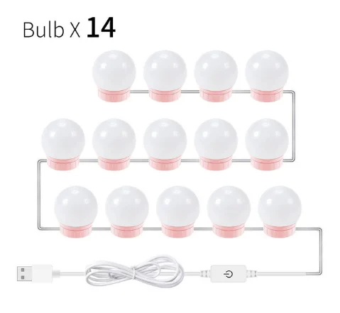Wall lamp 16W cosmetic mirror dresser LED bulb Hollywood style led lamp touch switch USB cosmetic lit dresser
Wall lamp 16W cosmetic mirror dresser LED bulb Hollywood style led lamp touch switch USB cosmetic lit dresser