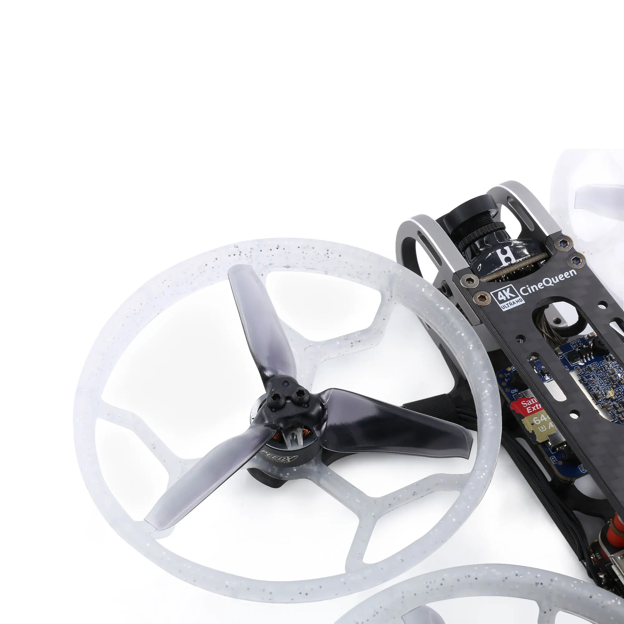 GEPRC CineQueen Runcam Hybrid 4K Camera STABLE V2 F4 30A 4S FPV 3inch CineWhoop Quadcopter
GEPRC CineQueen Runcam Hybrid 4K Camera STABLE V2 F4 30A 4S FPV 3inch CineWhoop Quadcopter
