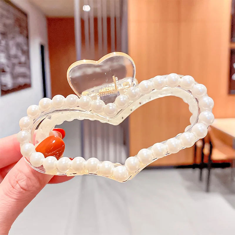 2021 New Fashion Pearl Plate Hairpins Geometry Beautiful Simple Women Shark Clip Sweet Girls Ponytail Hair Claw Hair Accessories
2021 New Fashion Pearl Plate Hairpins Geometry Beautiful Simple Women Shark Clip Sweet Girls Ponytail Hair Claw Hair Accessories