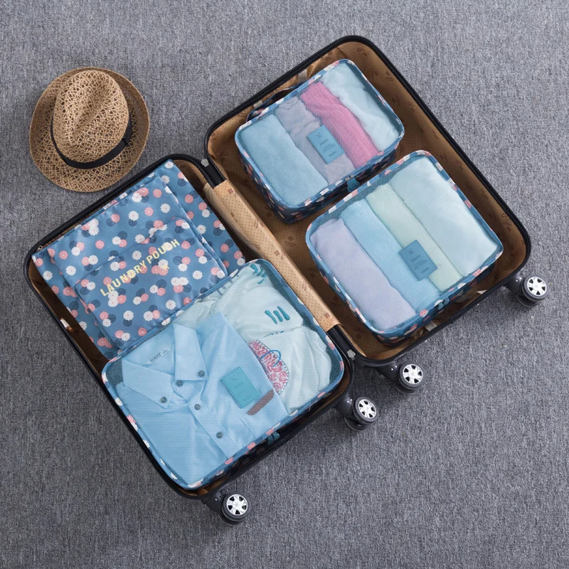 6pcs Travel Clothes Storage Bags Shoes Toiletry Luggage Suitcase Organizer Set Cosmetic Wardrobe Closet Accessories Supplies
6pcs Travel Clothes Storage Bags Shoes Toiletry Luggage Suitcase Organizer Set Cosmetic Wardrobe Closet Accessories Supplies