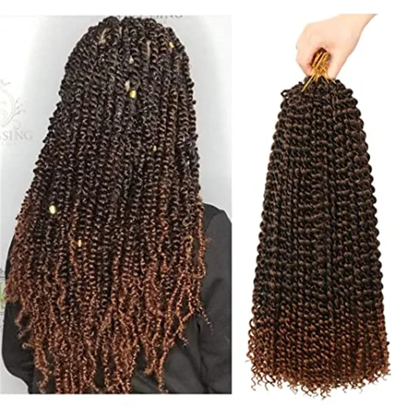 Kong&Li Pre-twisted Passion Twist Crochet Hair 18 Inch Pre-looped Passion Twists Crochet Braids Synthetic Hair Extension
Kong&Li Pre-twisted Passion Twist Crochet Hair 18 Inch Pre-looped Passion Twists Crochet Braids Synthetic Hair Extension