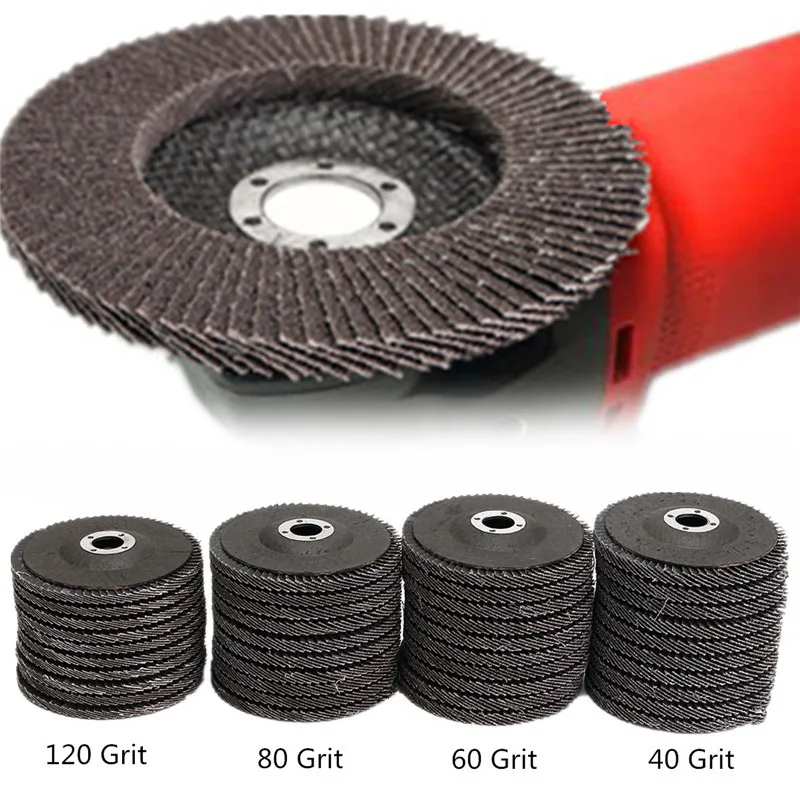 10 шт., угловая шлифовальная машина, 4 дюйма, 100 мм, 40, 60, 80, 120 Грит
10 шт., угловая шлифовальная машина, 4 дюйма, 100 мм, 40, 60, 80, 120 Грит