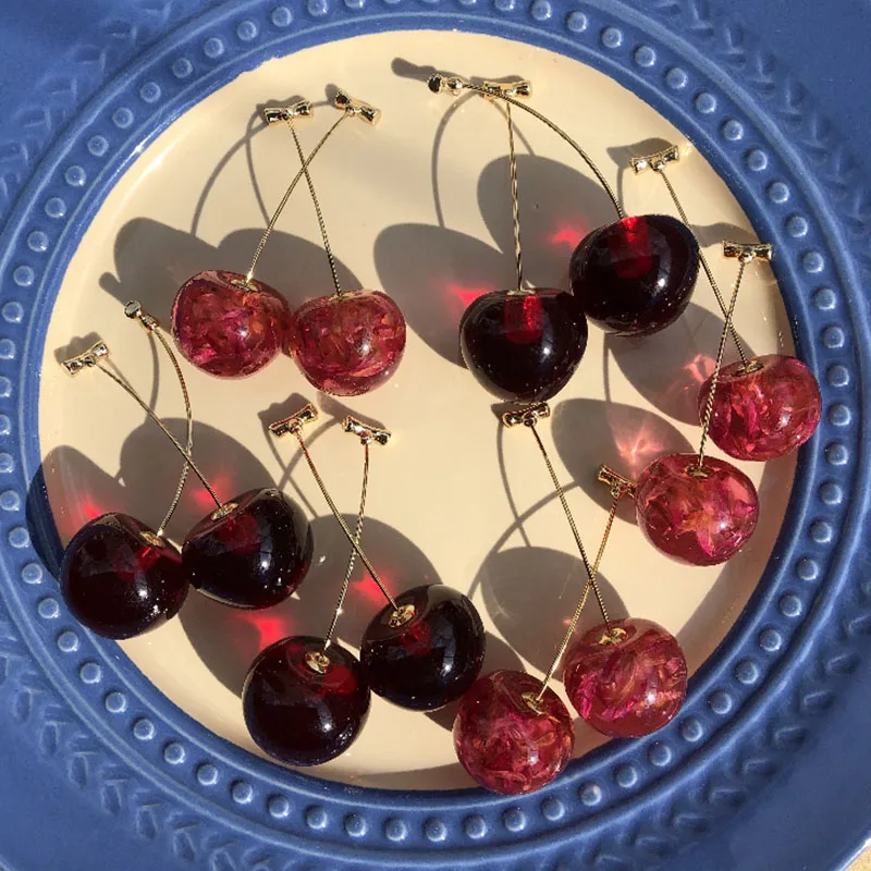 2020 New Japan Korean Cherry Fruit Shaped Drop Earrings For Women Sweet Girls Cute Brincos Line Pendientes Jewelry Gifts
2020 New Japan Korean Cherry Fruit Shaped Drop Earrings For Women Sweet Girls Cute Brincos Line Pendientes Jewelry Gifts