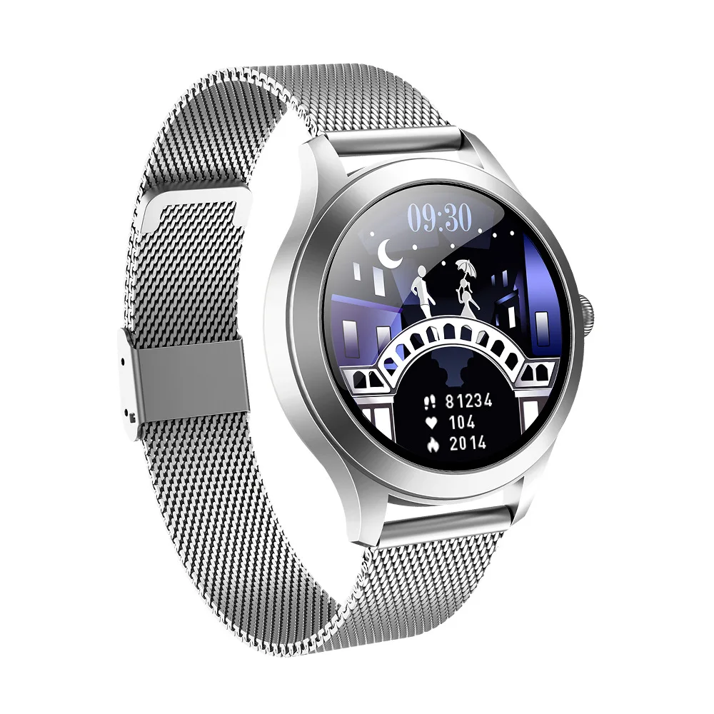 Home direct supply KW10PRO female smart watch full round full-touch stainless steel waterproof physiological blood pressure
Home direct supply KW10PRO female smart watch full round full-touch stainless steel waterproof physiological blood pressure