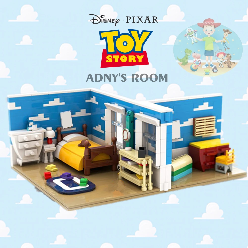 Disney Pixar Toy Story Andy's Room Friends House Buzz Lightyear Woody Ideas Figures Building Blocks Bricks Apartment Kid Gift
Disney Pixar Toy Story Andy's Room Friends House Buzz Lightyear Woody Ideas Figures Building Blocks Bricks Apartment Kid Gift
