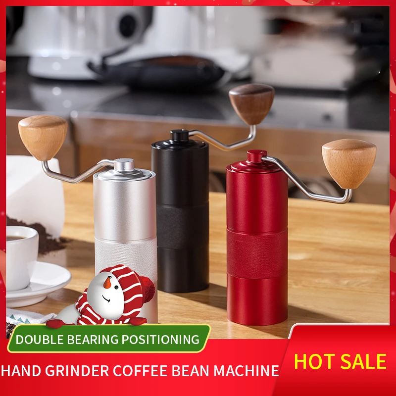 Coffee Grinder Aluminum Manual Coffee Grinder Stainless Steel Burr Grinder Usage Coffee Bean, Corn, Nuts, Spice Milling Machine
Coffee Grinder Aluminum Manual Coffee Grinder Stainless Steel Burr Grinder Usage Coffee Bean, Corn, Nuts, Spice Milling Machine