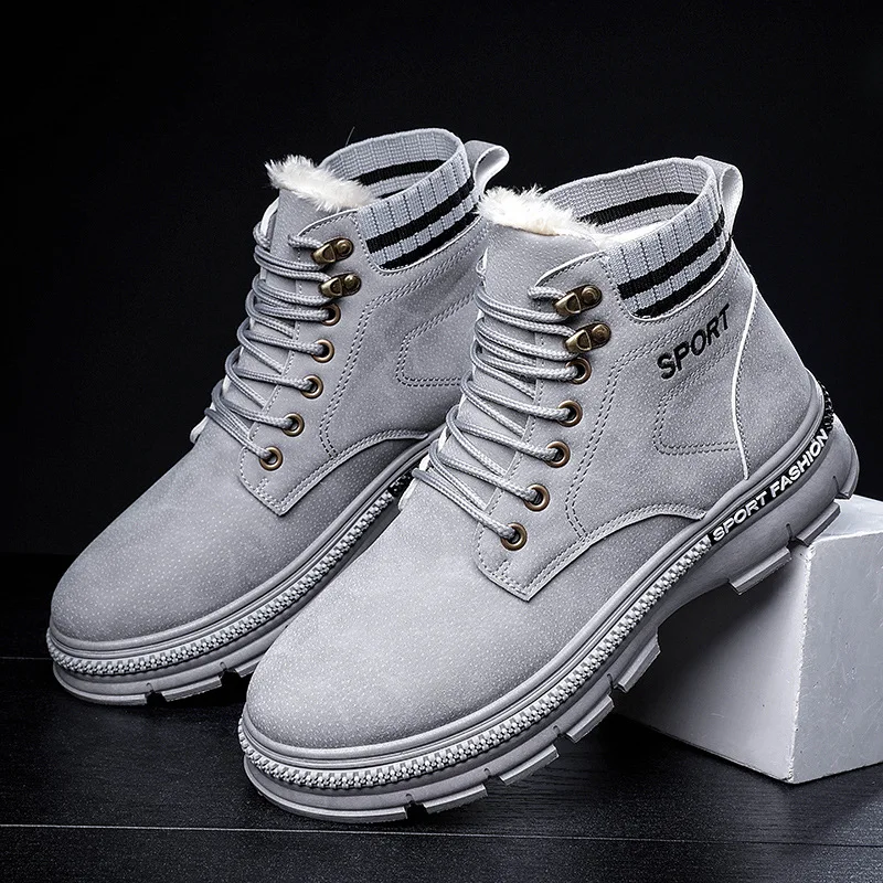 Platform Shoes For Men 2020 Winter Shoes Outdoor Ankle Boots Man Snow Boot With Short Plush Keep Warm Footwear Lace-Up Shoes Boy
Platform Shoes For Men 2020 Winter Shoes Outdoor Ankle Boots Man Snow Boot With Short Plush Keep Warm Footwear Lace-Up Shoes Boy