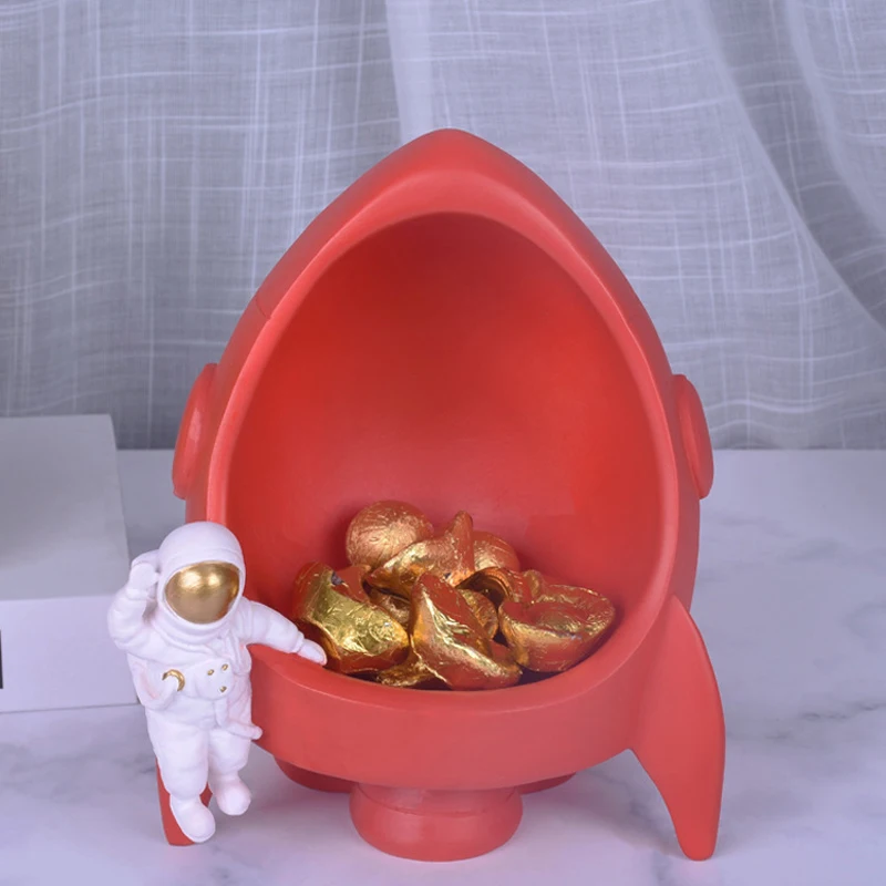 Resin Astronaut Figurine Rocket Entrance Storage Decorative Key Home Decor Snack Container Desktop Decoration Accessories New
Resin Astronaut Figurine Rocket Entrance Storage Decorative Key Home Decor Snack Container Desktop Decoration Accessories New