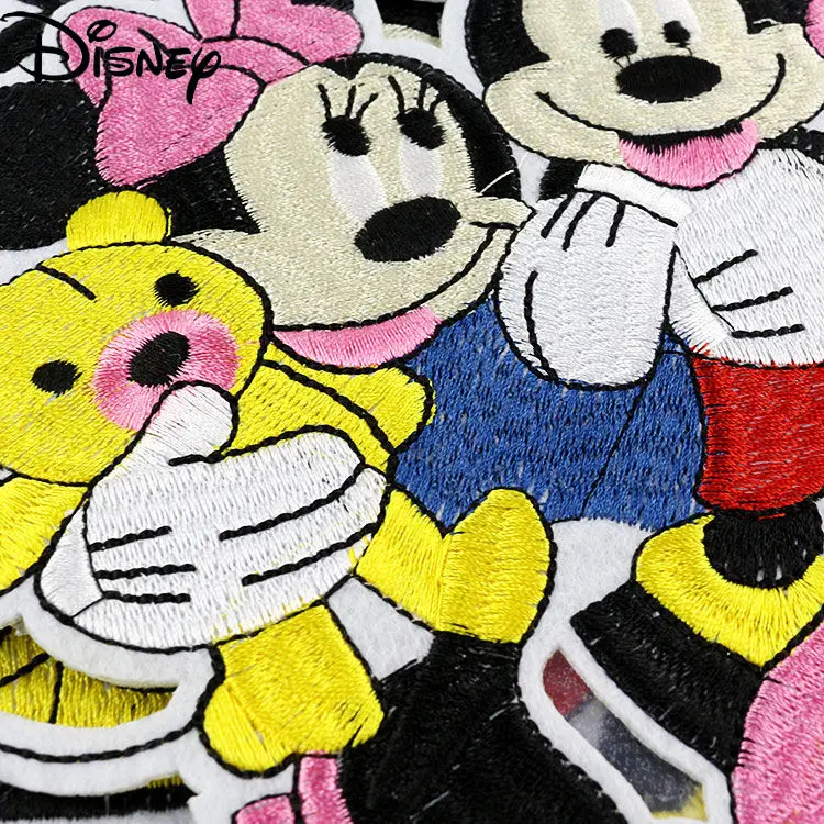 Disney Fashion Cute Cartoon Embroidery Mickey Mouse Patch Sticker Simple Clothing Personality Patch Sticker
Disney Fashion Cute Cartoon Embroidery Mickey Mouse Patch Sticker Simple Clothing Personality Patch Sticker