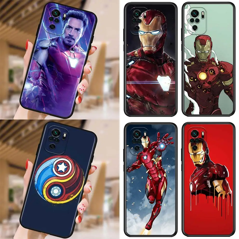 Marvel Avengers Iron Man for Xiaomi Redmi Note 10 10S 9 9T 9S 9Pro Max 8T 8Pro 8 7 6 5 Pro 4X Silicone Soft Black Phone Case
Marvel Avengers Iron Man for Xiaomi Redmi Note 10 10S 9 9T 9S 9Pro Max 8T 8Pro 8 7 6 5 Pro 4X Silicone Soft Black Phone Case