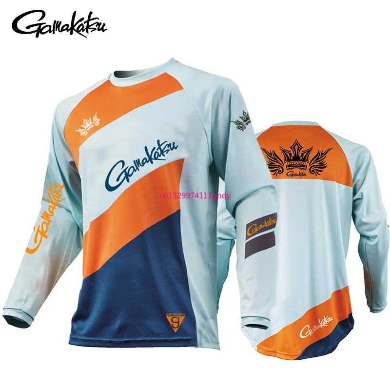 2021 Summer New Gamakatsu Long Sleeve Fishing Shirt Quick Dry Fishing Clothing Anti-UV Sunscreen Fishing Clothes rf643
2021 Summer New Gamakatsu Long Sleeve Fishing Shirt Quick Dry Fishing Clothing Anti-UV Sunscreen Fishing Clothes rf643