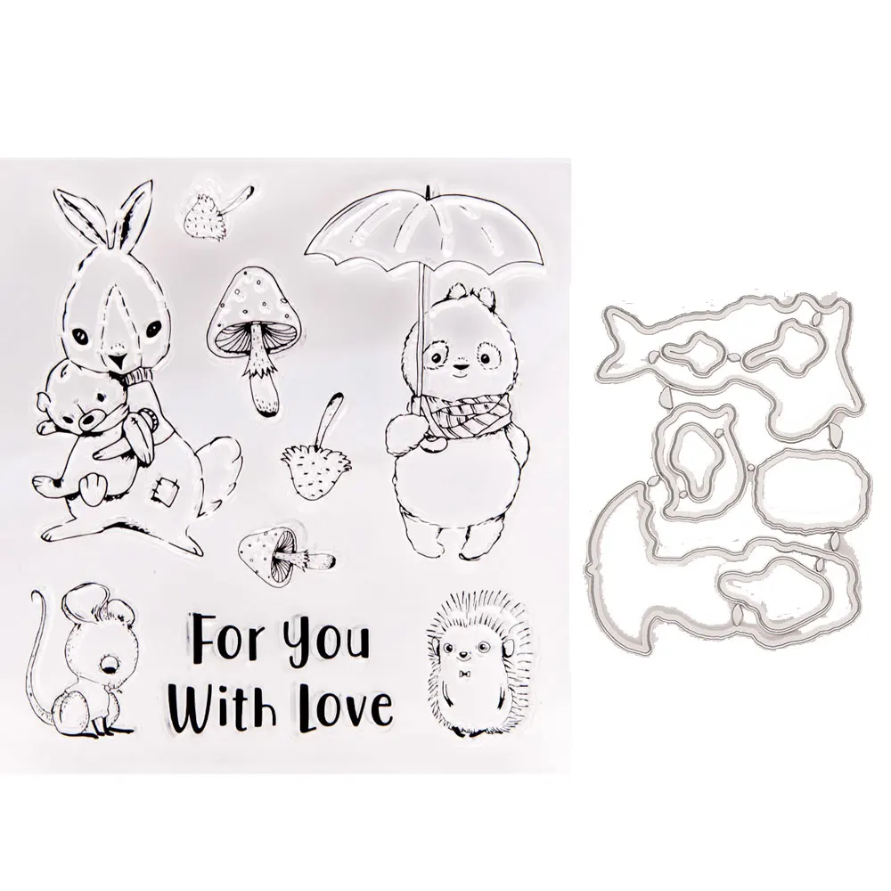 YINISE Silicone Clear Stamps CUTTING DIES For Scrapbooking RABBIT STENCIL DIY PAPER Album Cards MAKING CRAFT RUBBER Stamp MOLD
YINISE Silicone Clear Stamps CUTTING DIES For Scrapbooking RABBIT STENCIL DIY PAPER Album Cards MAKING CRAFT RUBBER Stamp MOLD