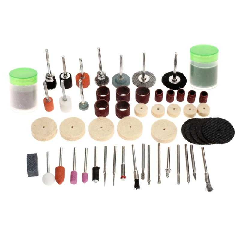 100pcs Rotary Tool Accessories Mini Drill Accessory Set Grinding Sanding
100pcs Rotary Tool Accessories Mini Drill Accessory Set Grinding Sanding