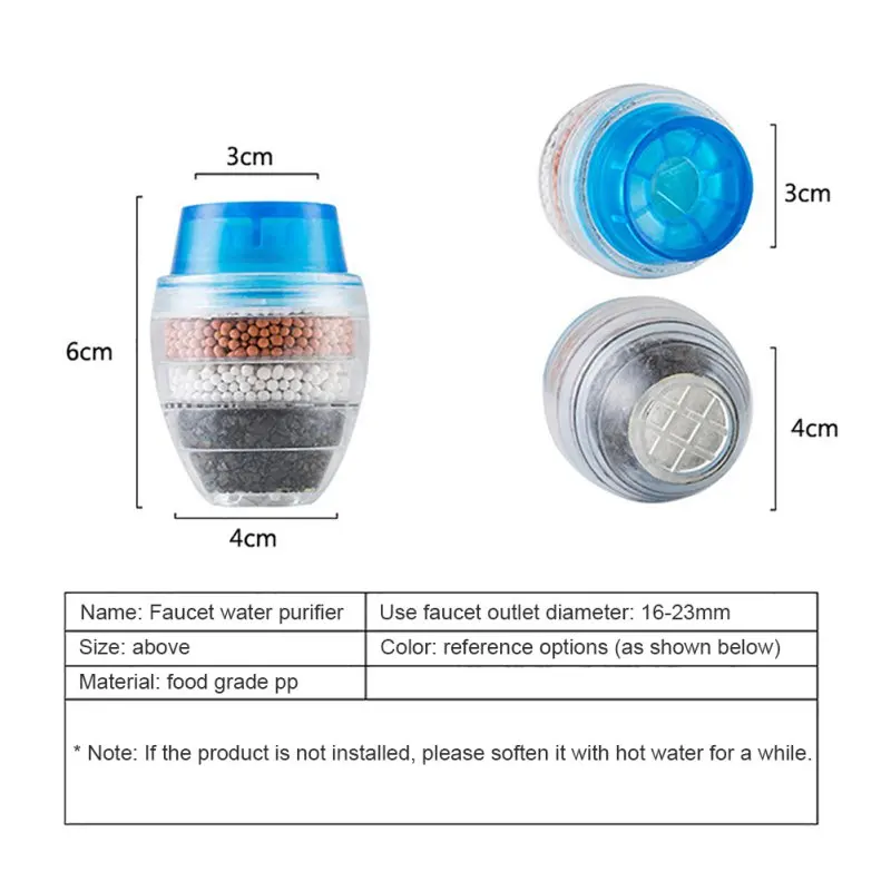 Faucet Filter Tap Water Purifier Home Kitchen Activated Carbon Multi-Layer Water Filter Home Kitchen Bath Accessories Tools New
Faucet Filter Tap Water Purifier Home Kitchen Activated Carbon Multi-Layer Water Filter Home Kitchen Bath Accessories Tools New