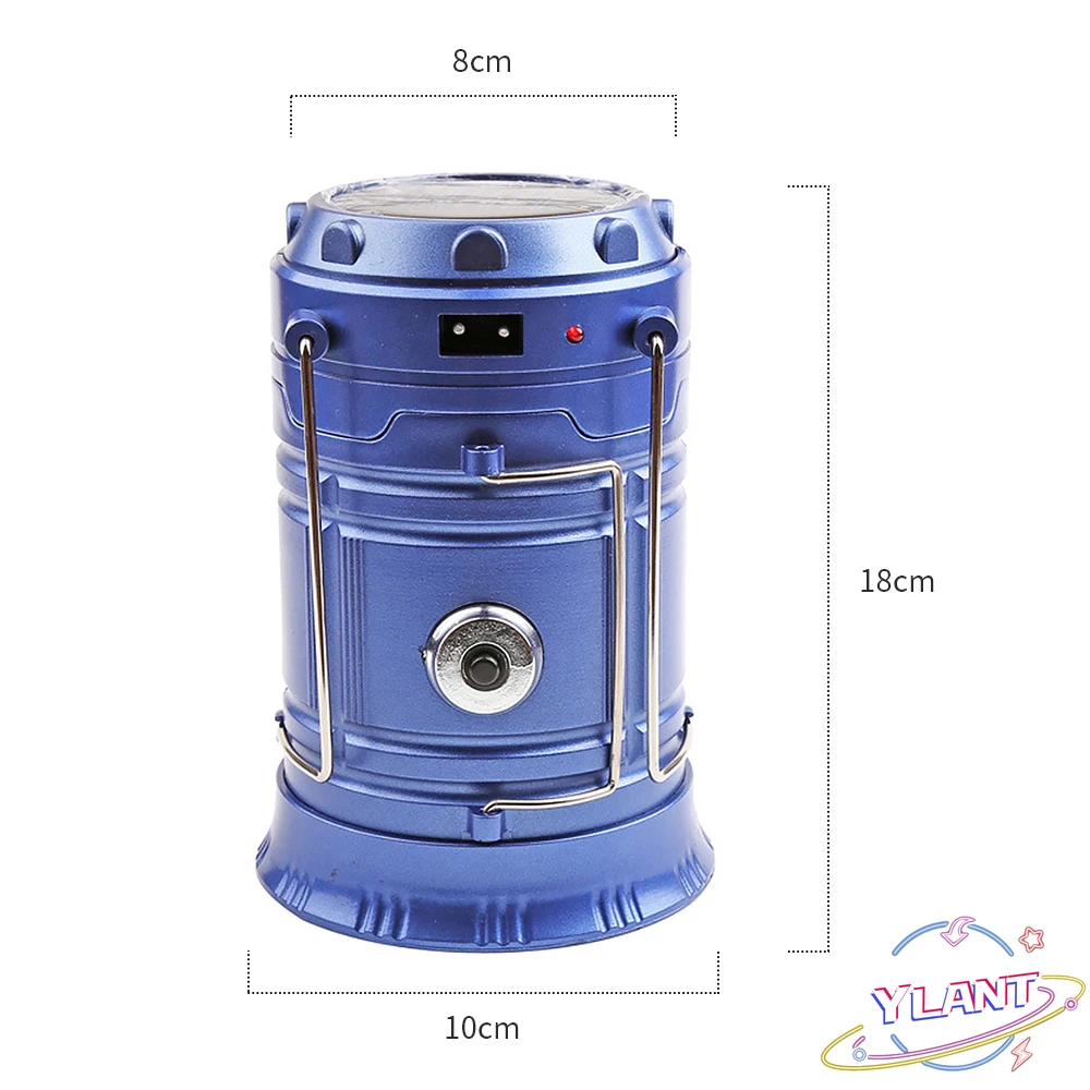 Ylant Portable Solar Power Rechargeable Lamp Camping Flashlight Retractable Emergency Lighting Camping Lantern Collapsible Lamp
Ylant Portable Solar Power Rechargeable Lamp Camping Flashlight Retractable Emergency Lighting Camping Lantern Collapsible Lamp