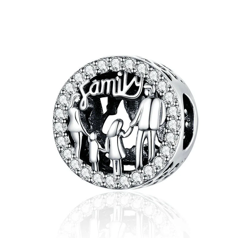 2021 Family of Four Round Metal Beads 925 Sterling Silver Families Charm for Women fit Original Pandora Silver Bracelet Bangle
2021 Family of Four Round Metal Beads 925 Sterling Silver Families Charm for Women fit Original Pandora Silver Bracelet Bangle