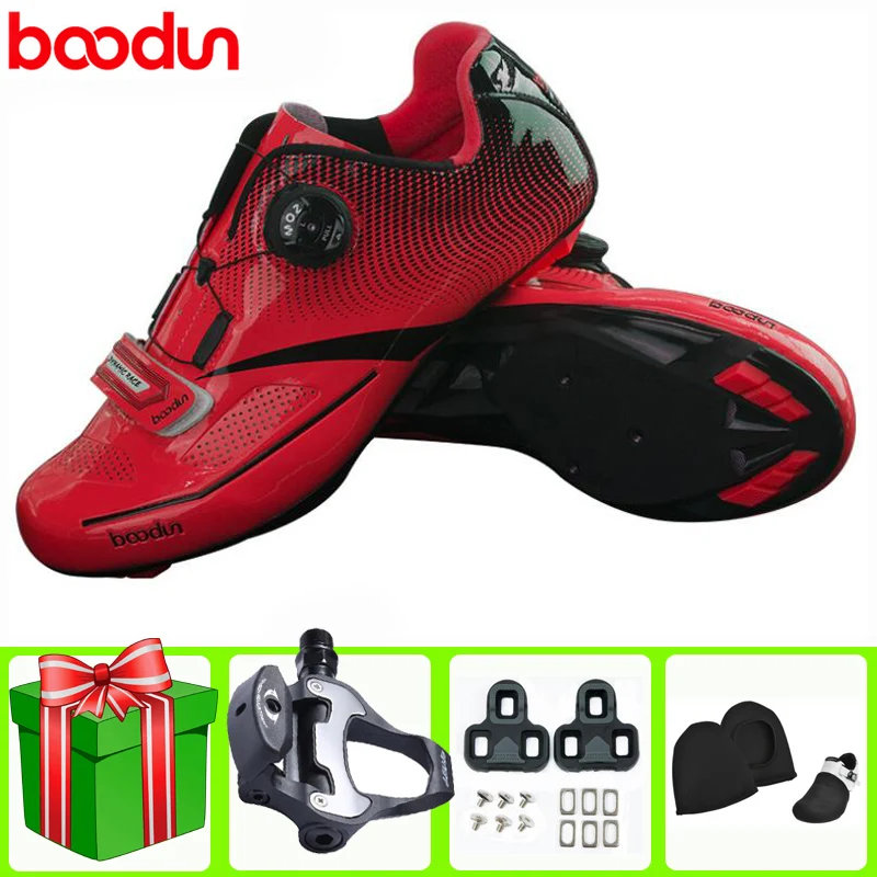 BOODUN Road Cycling Shoes Men Sapatilha Ciclismo Pedal Set Ultralight Anti-Skid Wear Profession Self-Locking Bicycle Sneakers 
BOODUN Road Cycling Shoes Men Sapatilha Ciclismo Pedal Set Ultralight Anti-Skid Wear Profession Self-Locking Bicycle Sneakers