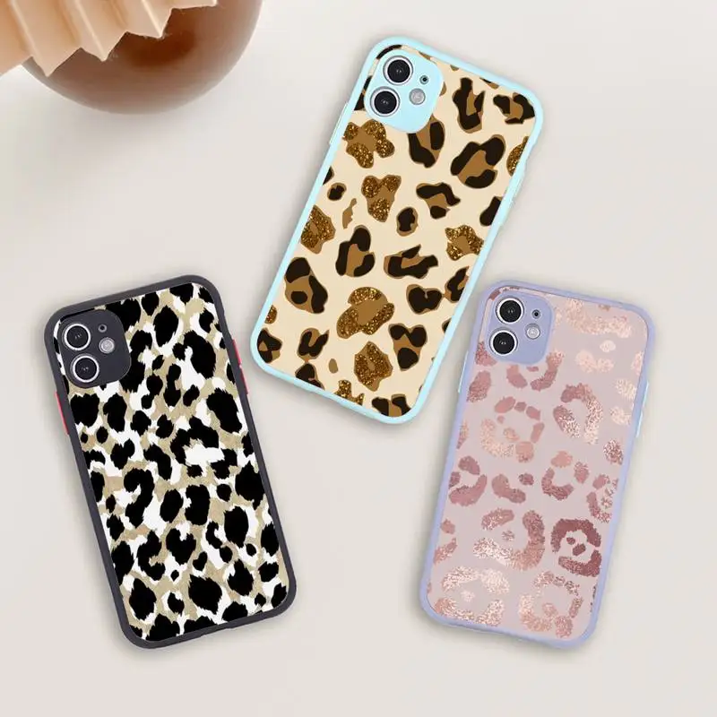 Leopard Phone Case For iPhone 12 11 Mini Pro XR XS Max 7 8 Plus X Matte transparent blue Back Cover
Leopard Phone Case For iPhone 12 11 Mini Pro XR XS Max 7 8 Plus X Matte transparent blue Back Cover