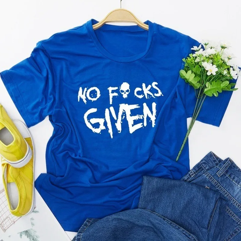 Women T Shirt NO GIVEN Skull Head Print Tshirt Women Short Sleeve O Neck Loose T-shirt Ladies Summer Causal Tee Shirt Clothes
Women T Shirt NO GIVEN Skull Head Print Tshirt Women Short Sleeve O Neck Loose T-shirt Ladies Summer Causal Tee Shirt Clothes