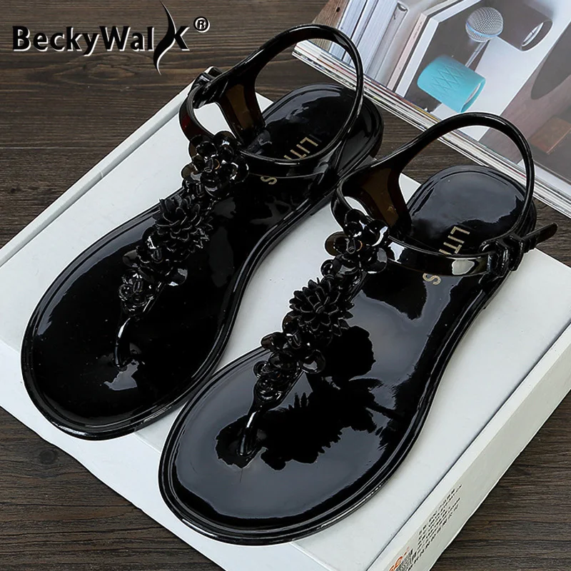 Новинка; летние женские сандалии на плоской подошве; женские пляжные повседневные шлепанцы; прозрачная обувь; женские вьетнамки из ПВХ с цветами; женские сандалии; WSH3541
Новинка; летние женские сандалии на плоской подошве; женские пляжные повседневные шлепанцы; прозрачная обувь; женские вьетнамки из ПВХ с цветами; женские сандалии; WSH3541