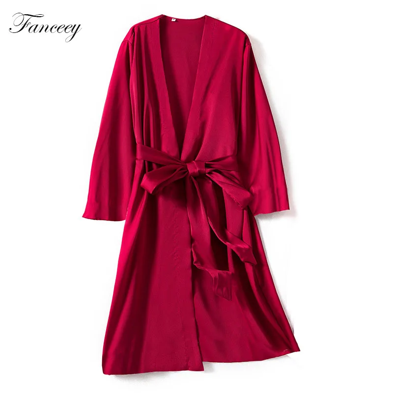 Satin Robes Women Intimate Lingerie Sleepwear Silky Bridal Wedding Gift Casual Kimono Bathrobe Nightgown Sexy Night Dress Women
Satin Robes Women Intimate Lingerie Sleepwear Silky Bridal Wedding Gift Casual Kimono Bathrobe Nightgown Sexy Night Dress Women