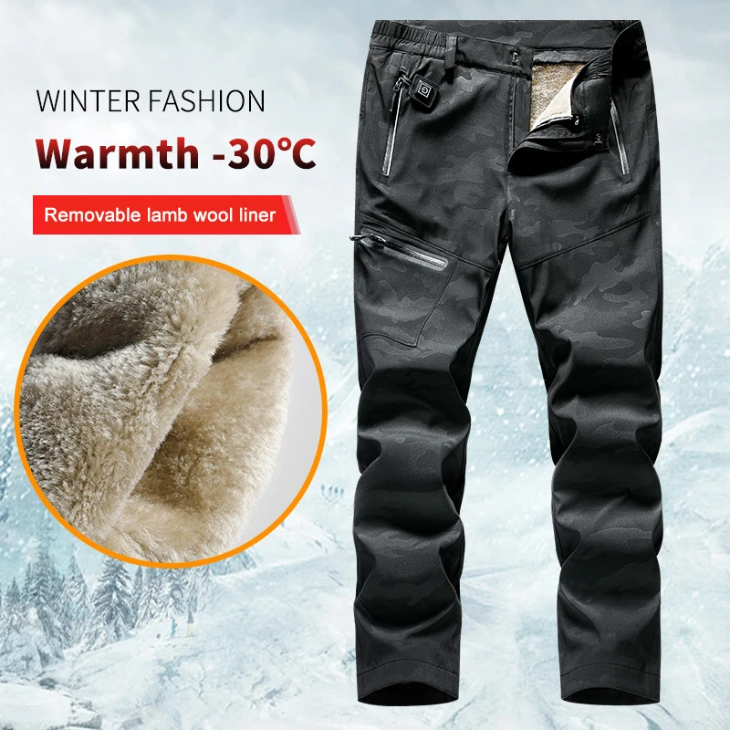 USB Thermal Heating Pants Winter Men Women Smart Heated Pant Waterproof Windproof Cashimere Camouflage Trousers
USB Thermal Heating Pants Winter Men Women Smart Heated Pant Waterproof Windproof Cashimere Camouflage Trousers
