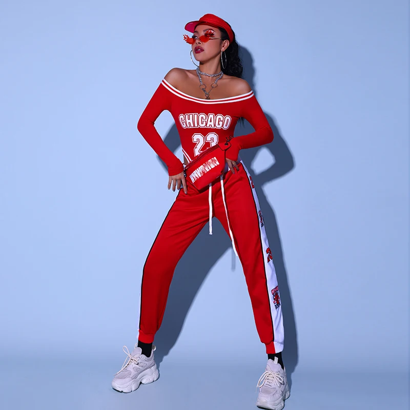 Sexy Bodysuit Pants Bar Gogo Costume Female Nightclub DJ Costumes Red Jumpsuit Hiphop Street Dancewear Festival Outfit DQS4694
Sexy Bodysuit Pants Bar Gogo Costume Female Nightclub DJ Costumes Red Jumpsuit Hiphop Street Dancewear Festival Outfit DQS4694