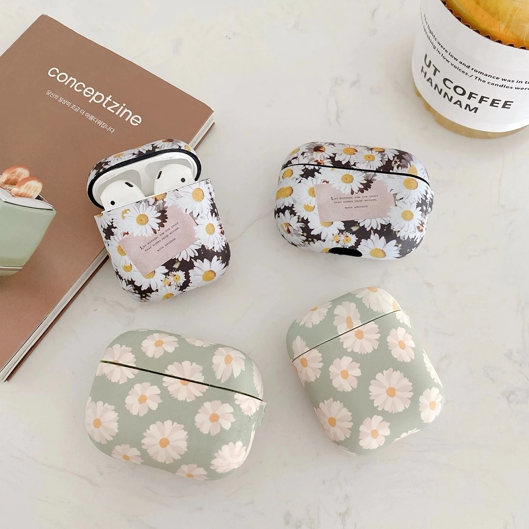 For Airpods pro Case AirPods 2 luxury Korean daisy flower Cases For air Pods 2 Elegant rose tulip Protective cover Charging box 
For Airpods pro Case AirPods 2 luxury Korean daisy flower Cases For air Pods 2 Elegant rose tulip Protective cover Charging box
