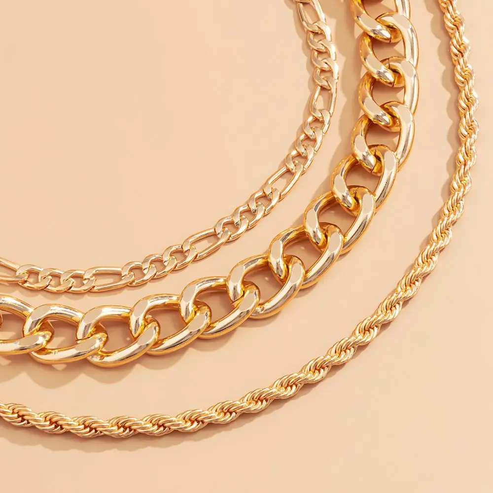 PuRui Punk Hiphop Cuban Thick Chain Choker Necklace Vintage Twist Short Chain Gold Color Male Necklace Chain Jewelry Gift
PuRui Punk Hiphop Cuban Thick Chain Choker Necklace Vintage Twist Short Chain Gold Color Male Necklace Chain Jewelry Gift