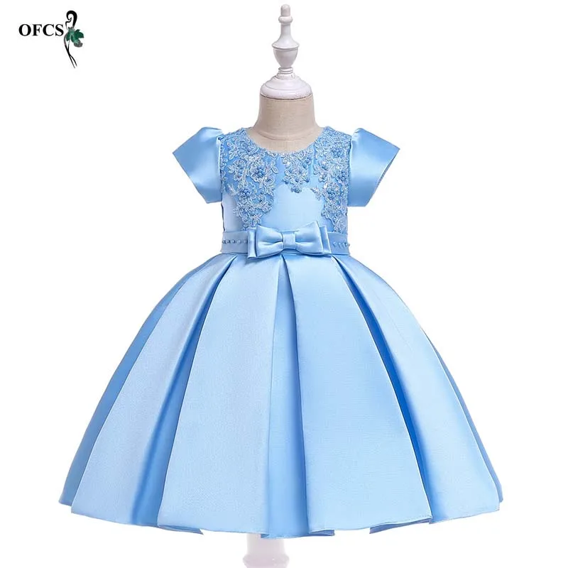 Girls' Twill Satin Beaded Princess Dress Girls' Performance Dress Children's Clothes Girl Wedding European Style Dress 4-12 Y
Girls' Twill Satin Beaded Princess Dress Girls' Performance Dress Children's Clothes Girl Wedding European Style Dress 4-12 Y
