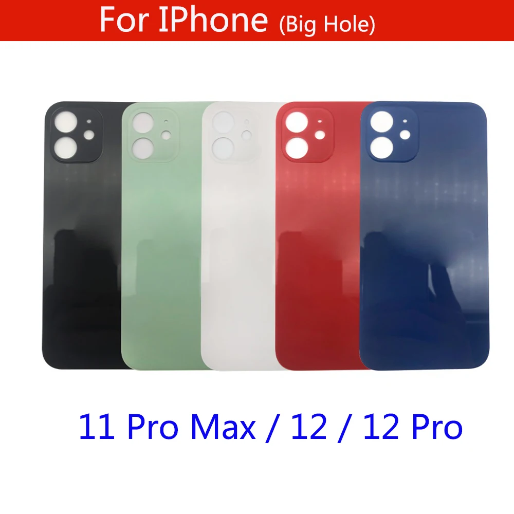 10Pcs High Quality Back Glass Battery Cover With Big Hole For Iphone 12 11 Pro Max Big Hole Rear Door Housing Back Cover
10Pcs High Quality Back Glass Battery Cover With Big Hole For Iphone 12 11 Pro Max Big Hole Rear Door Housing Back Cover