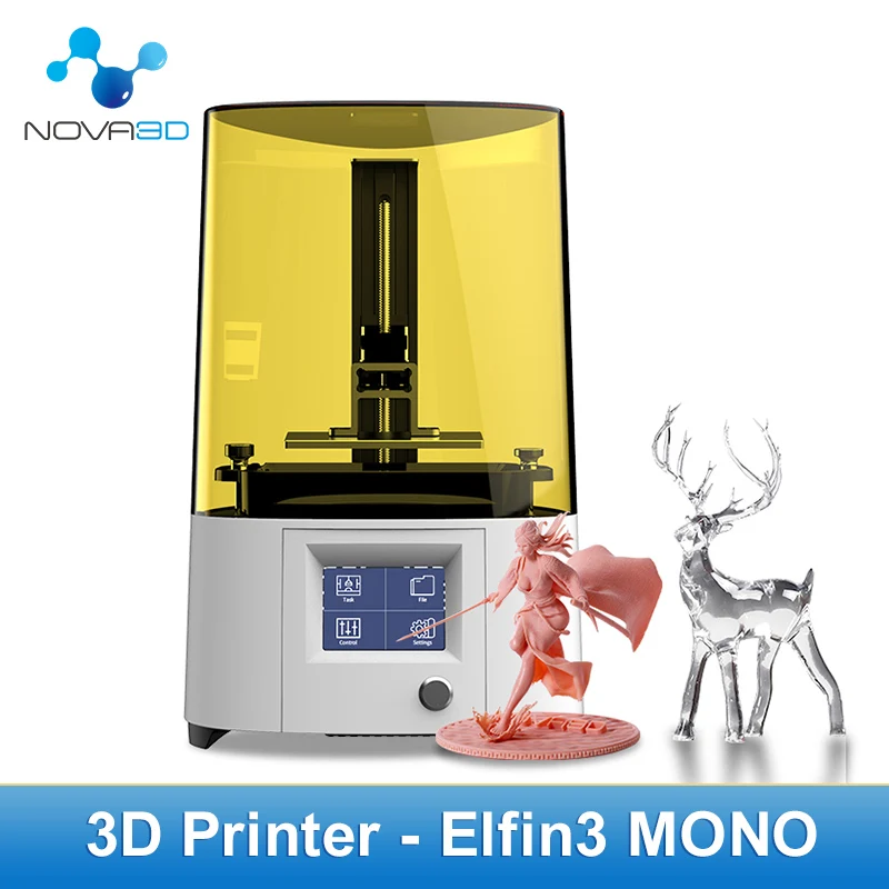 NOVA3D New Arrival Elfin3 Mini 3D Printer 5.5inch LCD UV Resin Printers 3D Printing WIFI APP Control 3d принтер impresora 3d
NOVA3D New Arrival Elfin3 Mini 3D Printer 5.5inch LCD UV Resin Printers 3D Printing WIFI APP Control 3d принтер impresora 3d