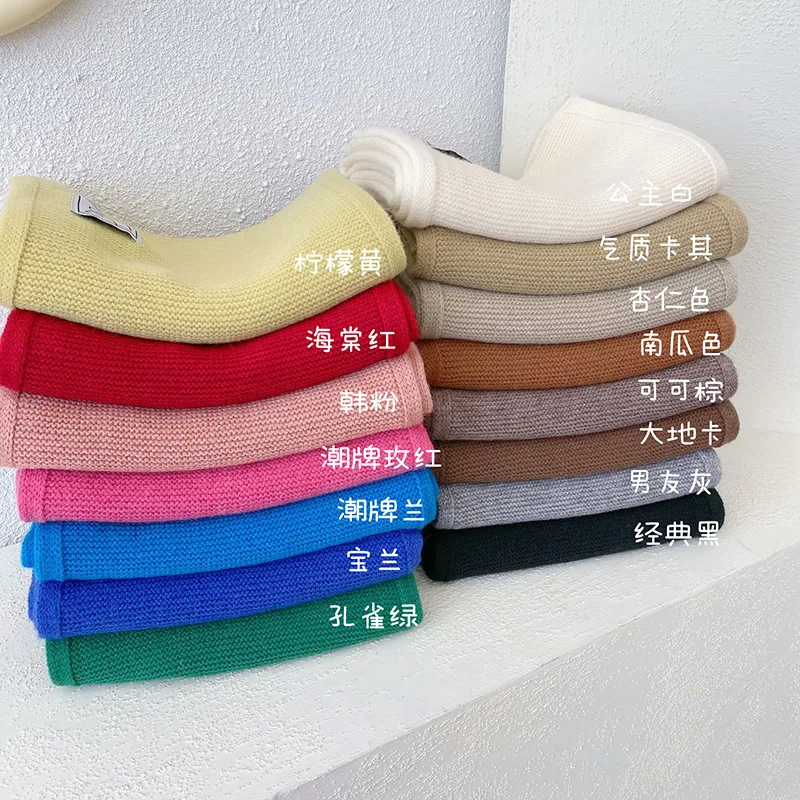 Han edition pure color wool knitting scarves in the fall and winter of female cute joker more warm scarf neck guard
Han edition pure color wool knitting scarves in the fall and winter of female cute joker more warm scarf neck guard