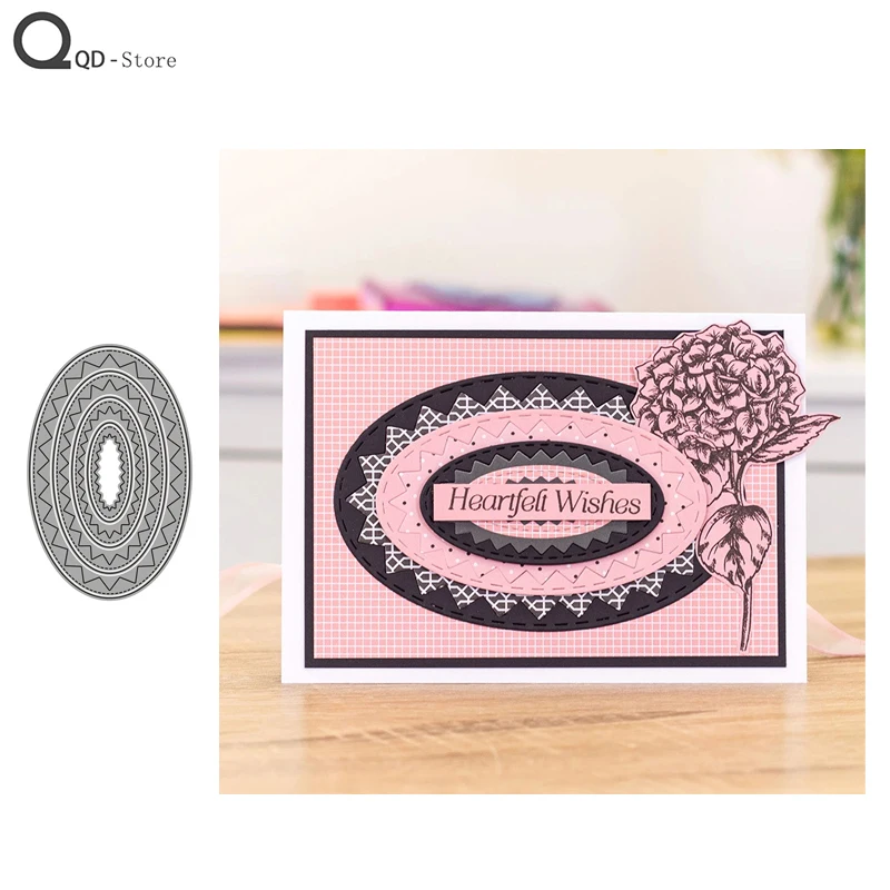 2021 New Oval Pattern Border Cutting Dies New Dies Scrapbooking Mold Cut Handmade Tools DIY Craft Decoration Metal Cutting Dies
2021 New Oval Pattern Border Cutting Dies New Dies Scrapbooking Mold Cut Handmade Tools DIY Craft Decoration Metal Cutting Dies