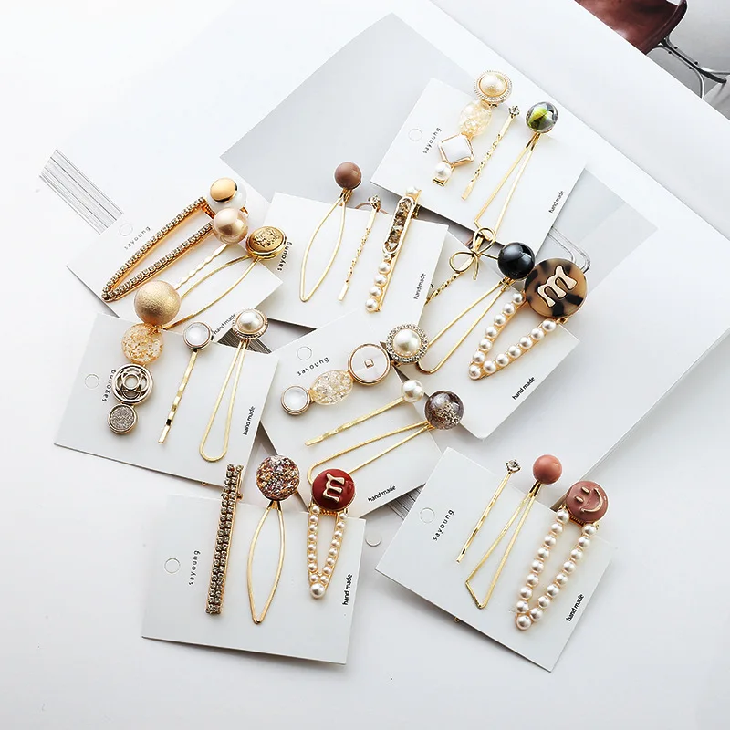 Pearl Rhinestone Temperament Hairpin Hair Pins for Girls Bangs Side Clips Chic Headwear Hair Styling Tools for Ladies Headwear 
Pearl Rhinestone Temperament Hairpin Hair Pins for Girls Bangs Side Clips Chic Headwear Hair Styling Tools for Ladies Headwear