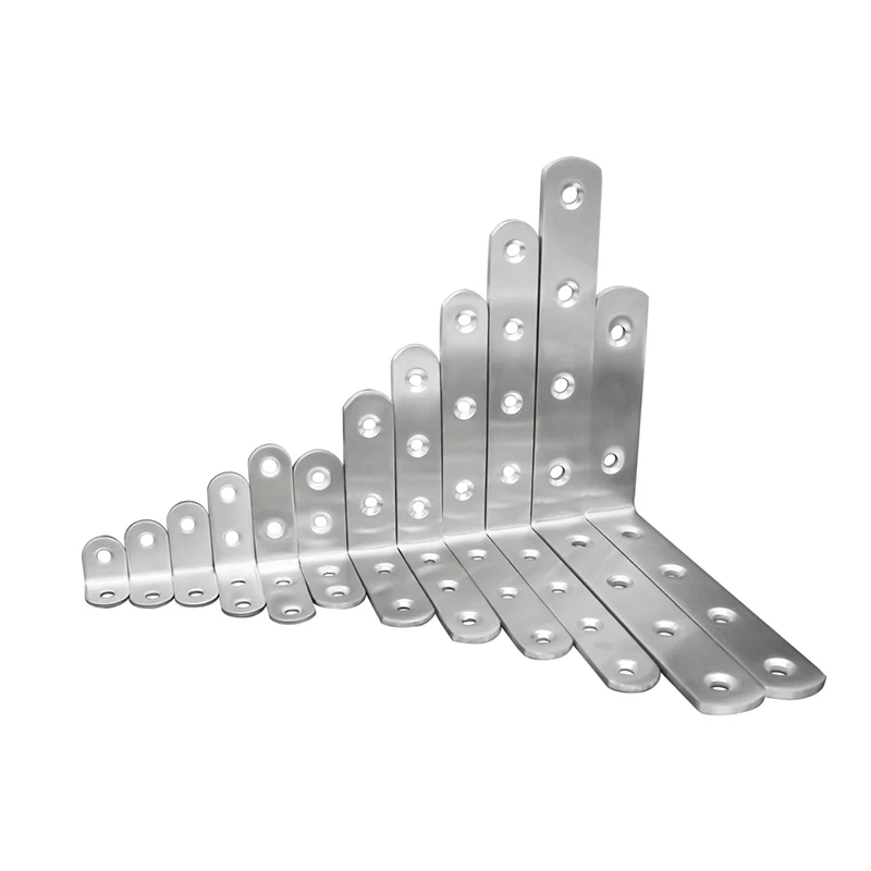 Stainless steel angle code 90 degree right angle code L-shaped angle code connector thickened angle code L-shaped bracket
Stainless steel angle code 90 degree right angle code L-shaped angle code connector thickened angle code L-shaped bracket