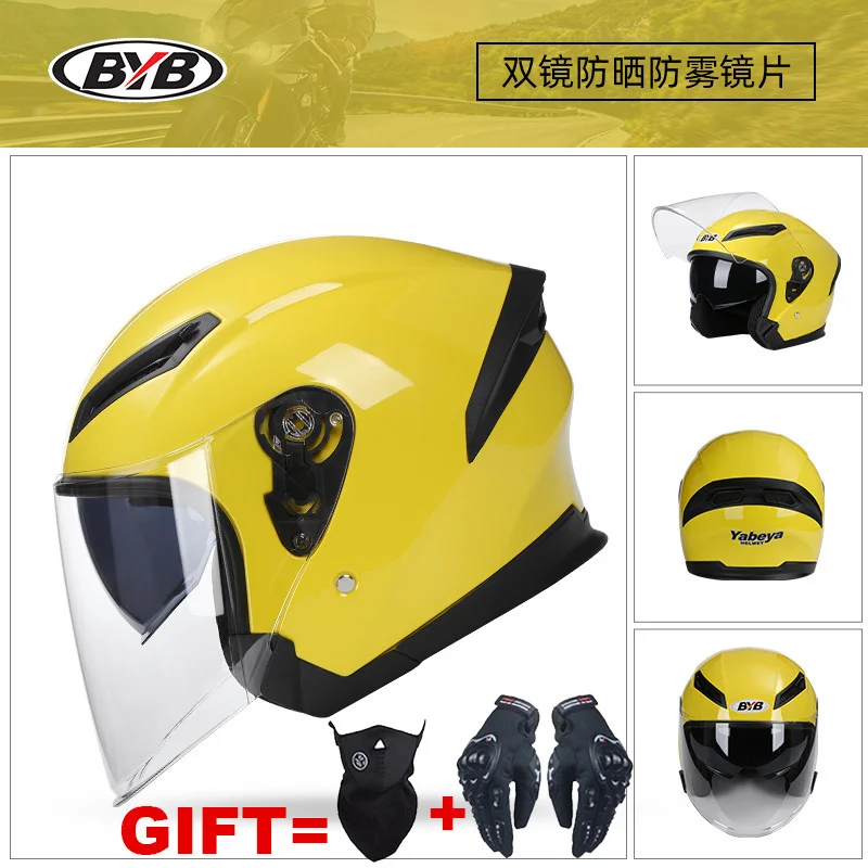 Send 2 Gifts 3/4 Open Half Face Motorcycle Helmet Dual Lens Motorbike Helmet Double Visors Moto Casque For Adults DOT Approved
Send 2 Gifts 3/4 Open Half Face Motorcycle Helmet Dual Lens Motorbike Helmet Double Visors Moto Casque For Adults DOT Approved