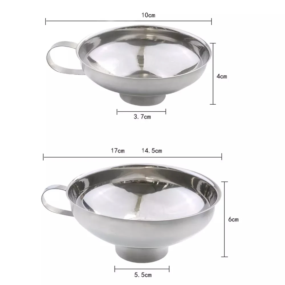 Wide Mouth Canned Funnel Salad Dressing Funnel Stainless Steel Oil Spill Liquid Dispenser Strong Wine Filter Kitchen Accessories
Wide Mouth Canned Funnel Salad Dressing Funnel Stainless Steel Oil Spill Liquid Dispenser Strong Wine Filter Kitchen Accessories